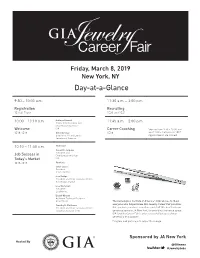 2019 Career Fair Program