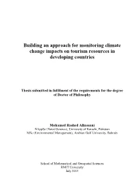 Building an Approach for Monitoring Climate Change Impacts on Tourism Resources in Developing Countries
