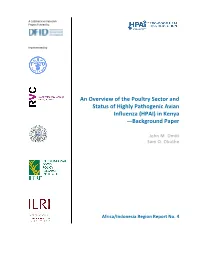 In Kenya —Background Paper