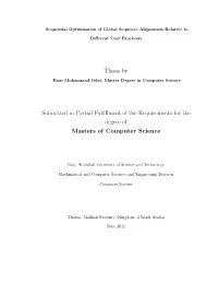 Thesis by Submitted in Partial Fulfillment of the Requirements For