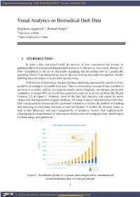 Visual Analytics on Biomedical Dark Data