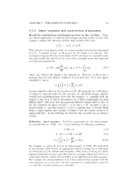 2.1.3 Outer Measures and Construction of Measures Recall the Construction of Lebesgue Measure on the Real Line