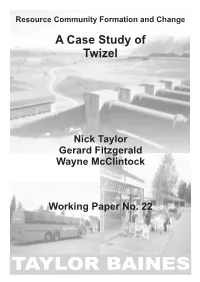 A Case Study of Twizel