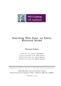 An Entity Retrieval Model