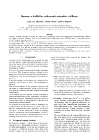 Bigorna – a Toolkit for Orthography Migration Challenges