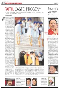 Faith,Caste, Progeny