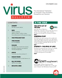 Contents in This Issue