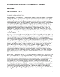 Participant Bios