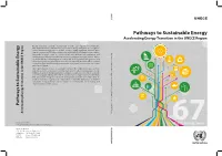 Pathways to Sustainable Energy Accelerating Energy Transition in the UNECE Region
