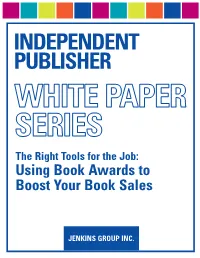 Using Book Awards to Boost Your Book Sales