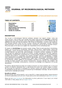 Journal of Microbiological Methods