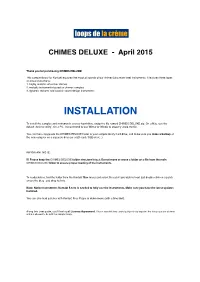USER GUIDE Chimes Deluxe