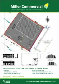 Development Plot, Toldish Lane, Indian Queens, St Columb TR9 6HL