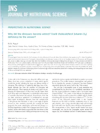 Journal of Nutritional Science