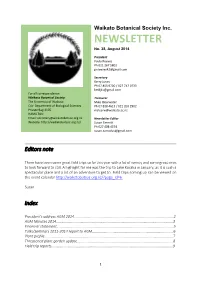 NEWSLETTER No