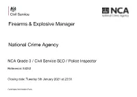 Firearms & Explosive Manager