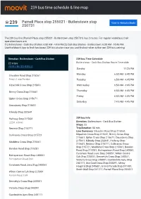 239 Bus Time Schedule & Line Route