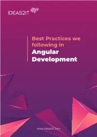 Angular Development