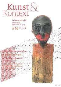 Außereuropäische Kunst Und Kultur Im Dialog #16 Dez 2018