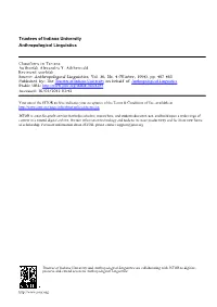Classifiers in Tariana Author(S): Alexandra Y