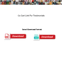 Cs Cart Link for Testimonials