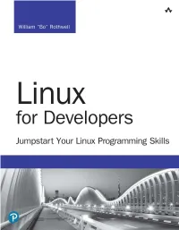 Linux for Developers Developer’S Library