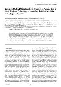 Numerical Study of Multiphase Flow Dynamics of Plunging Jets of Liquid Steel and Trajectories of Ferroalloys Additions in a Ladle During Tapping Operations