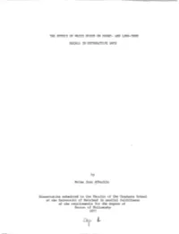 The Effect of White Noise on Short- and Long-Term