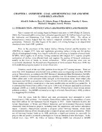 Chapter 1. Overview: Coal Ash Beneficial Use and Mine Land Reclamation