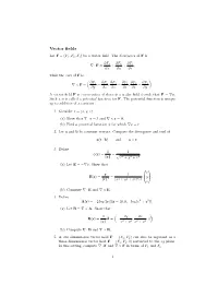Vector Fields