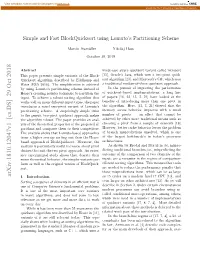 Arxiv:1810.12047V1 [Cs.DS] 29 Oct 2018 Es EA21) H Ipicto Sachieved Is Simpliﬁcation the 2016)