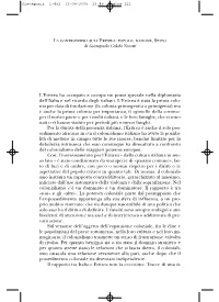 La Controversia Sull'eritrea