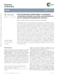 Structure/Property Relationships In