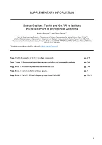 SUPPLEMENTARY INFORMATION Gotree/Goalign