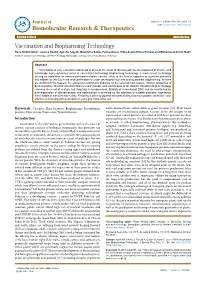 Vaccination and Biopharming Technology