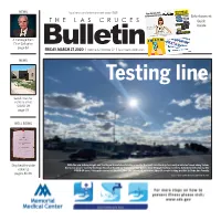 FRIDAY, MARCH 27, 2020 I Volume 52, Number 13 I Lascrucesbulletin.Com 6 X 4” Ad
