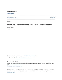 Netflix and the Development of the Internet Television Network
