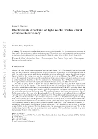 Electroweak Structure of Light Nuclei Within Chiral Effective Field Theory