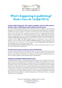 European Digital Reading Lab, IDPF, Readium Foundation Host First