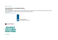 Sharing Stories on Contested Histories