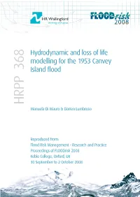 HRPP367-Hydrodynamic and Loss... the 1953 Canvey Island Flood