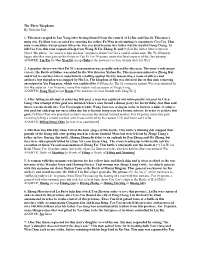 The Three Kingdoms by Nicholas Dai 1. This Man Escaped to Luo Yang