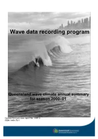 Wave Data Recording Program
