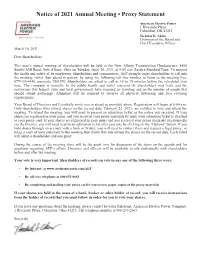 2021 Annual Meeting Proxy Statement