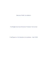 7. Consultation Questionnaire
