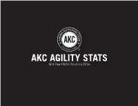 Akc Agility Stats