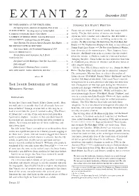 EXTANT 22 December 2007