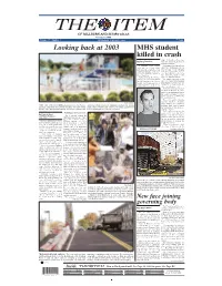 MHS Student Killed in Crash Looking Back at 2003