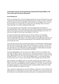Trout-Cold Creek Community Watershed