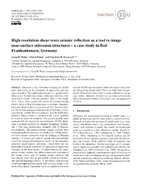 High-Resolution Shear-Wave Seismic Reflection As a Tool to Image Near